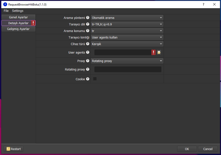 Anahtar Kelime Hit Botu